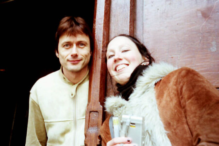 with Brett Anderson (Suede) in Amsterdam, 2002